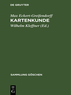 cover image of Kartenkunde